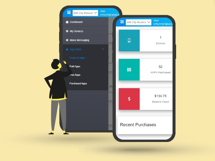 Our developer is studying the mobile application